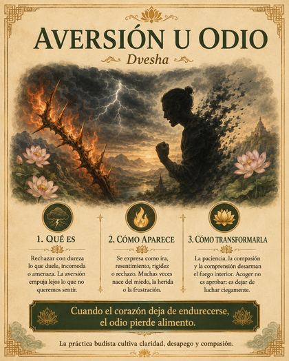 Aversión u odio (Dvesha)