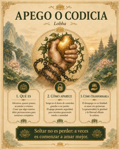 Apego o codicia (Lobha)